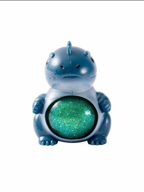 Squishasaurus Green Glitter Squishy Toy